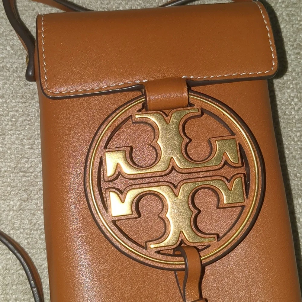 Tory Burch Brown Leather Crossbody Bag - Picture 4 of 10